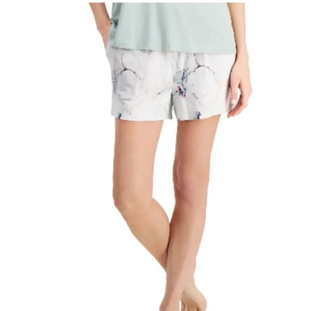 New ALFANI Super-Soft Essential Pajama Shorts XL Marble dusty